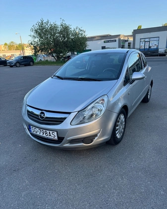 Opel Corsa cena 9900 przebieg: 157000, rok produkcji 2008 z Gliwice małe 121